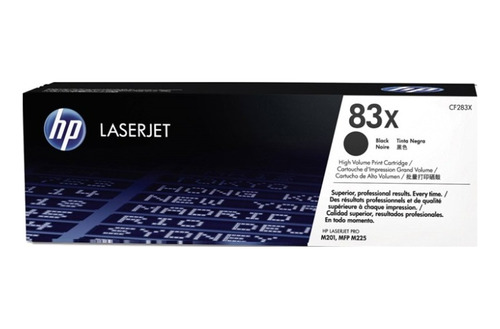 Toner Hp  83x (cf283x) Mfp M201 Negro 2,200pag