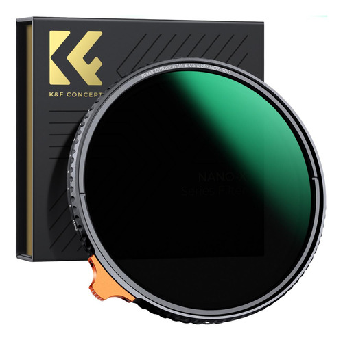 K&f Concept Filtro De Nd Variable Black Mist 1/4 + Nd2-400