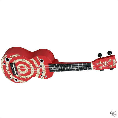 Ukelele Soprano Diseño Mahalo + Funda + Pua + Envio Gratis