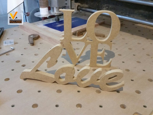 Letras  Sin Decorar En Mdf.