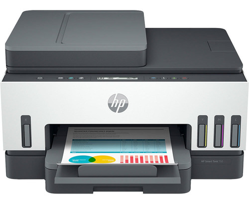 Impresora Hp Multifuncion Color Smart Tank 750 6uu47a Wifi P Color Blanco