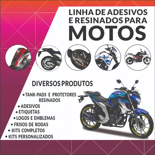 Adesivos Moto Yamaha Crosser Xtz 150 2014/2021 Faixa Tanque