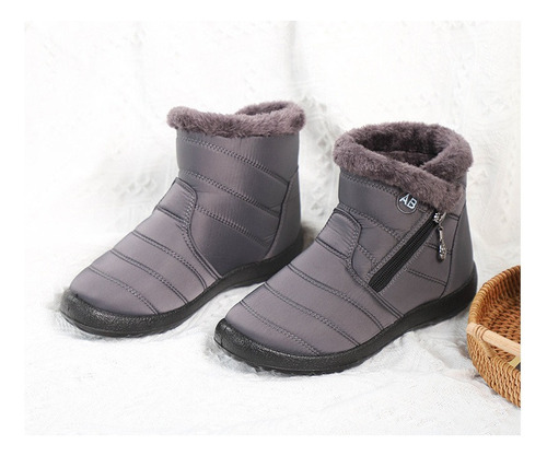 Botas De Invierno De Mujer Impermeables Y Abrigadas.