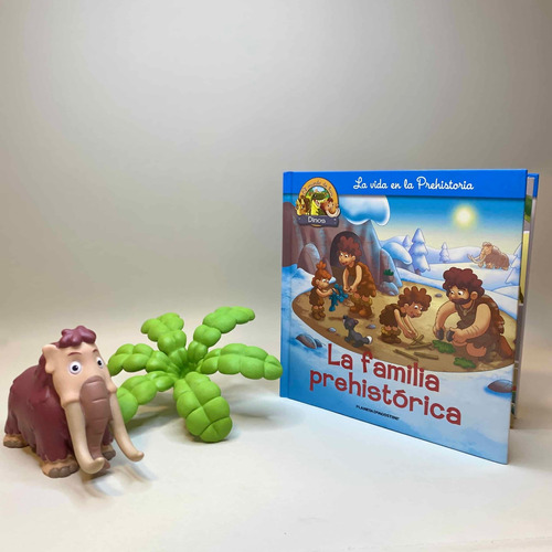 La Familia Prehistórica - Libro + Figura