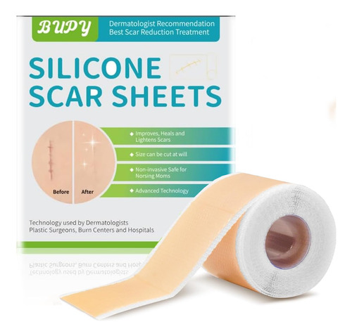 Cinta De Silicona Para Cicatrices,3 M Parches Silicona