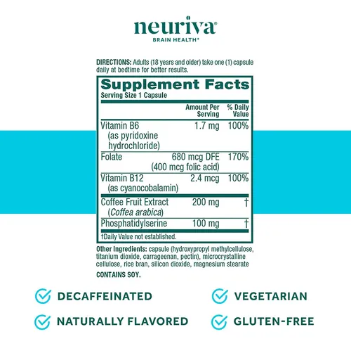 Suplemento Neuriva Plus Brain Performance 30 Cápsulas X 2