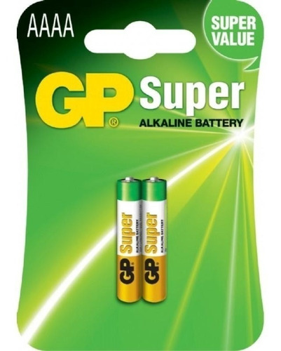 Pila Alcalina Alkaline Aaaa Gp Super Pack X2 Unidades 1.5v