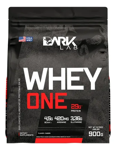 Whey Pro Baunilha Dark Lab Protein Pro Com Bcaa E Aminoácidos 1kg