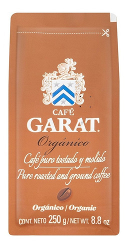 Café Molido Gourmet Garat Arábica Orgánico 250g