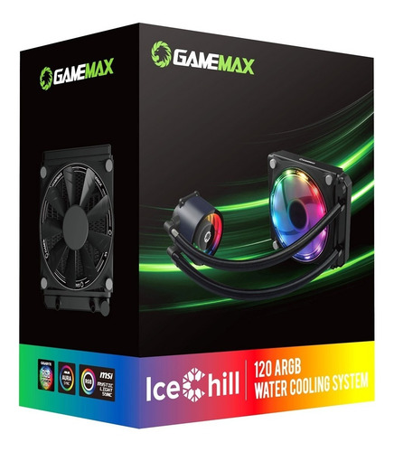 Imagem 5 de 5 de Water Cooler Gamemax Ice Chill 120mm Argb - 12x Sem Juros