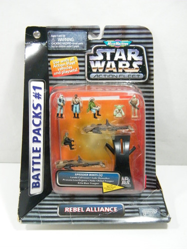 Star Wars Micromachine Action Fleet Rebel Alliance Pack #1