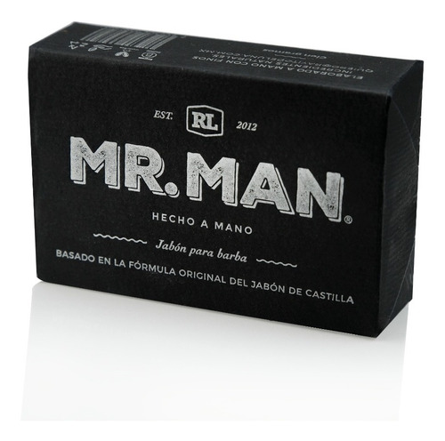 Jabones Artesanales Natural Mr.man 100g Para Afeitar Y Cuerp