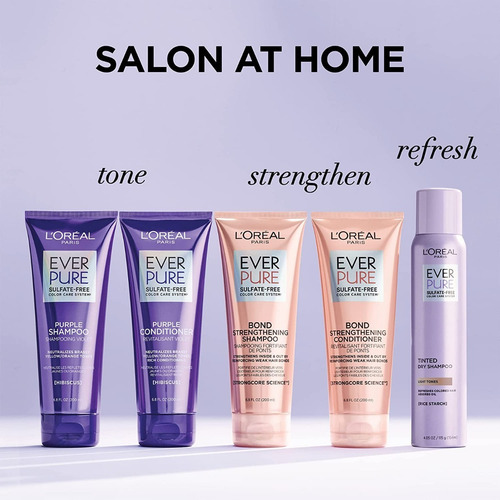 L'oreal Paris Everpure Brass Toning Purple Champú Y Acondici