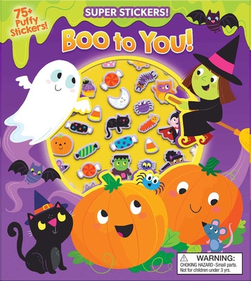 Libro Halloween Super Puffy Stickers! Boo To You! - Mered...