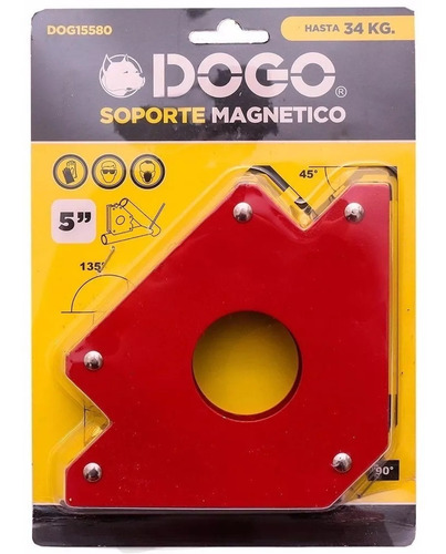 4 Escuadras Soporte Magnético 5 34 Kg Soldar Dogo Gramabi F