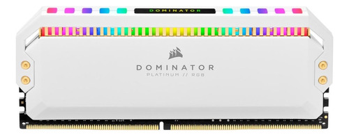 Memoria RAM Dominator Platinum RGB color blanco  16GB 2 Corsair CMT16GX4M2C3200C16