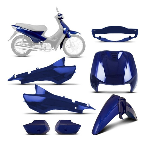 Kit Carenagem Honda Biz 100cc Todos Os Anos E Cores