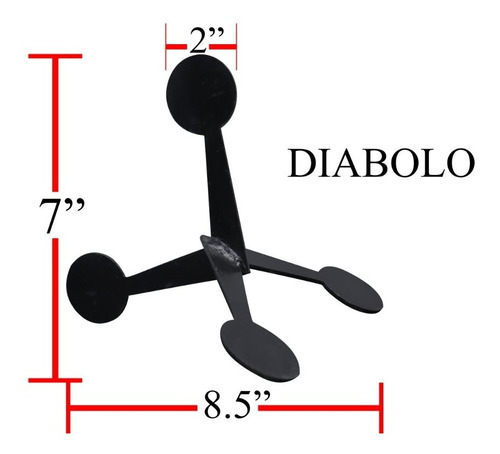 Caminadoras Para Tiro Al Blanco  Para Diabolos 4.5 Y 5.5