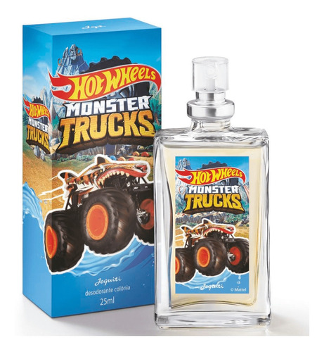 Hot Wheels Monster Trucks Desodorante Colônia Jequiti 25 Ml