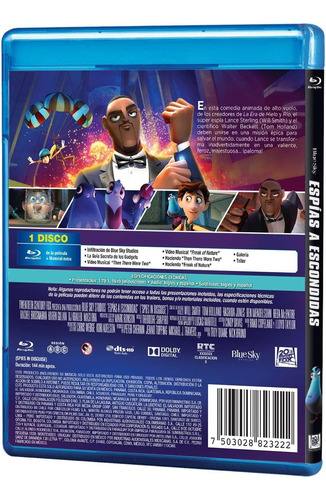Espias A Escondidas Pelicula Animada Blu-ray