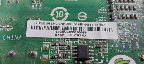 Placa De Vídeo Point Of View Geforce 8400gs 512mb Ddr2 (Usado)