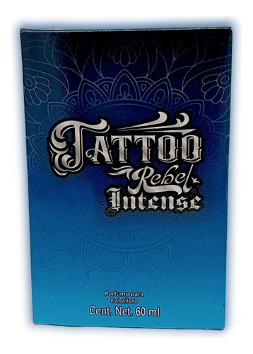 Locion Para Caballero Tattoo Rebel Intense 60ml