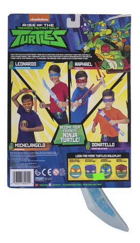Imagem 2 de 6 de Tartarugas Ninja - Kit De Equipamento Espada Leonardo Sunny