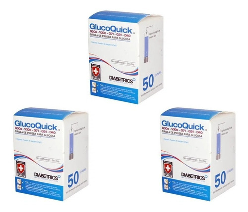 Tirillas Reactivas Glucoquick X 200 Unidades 