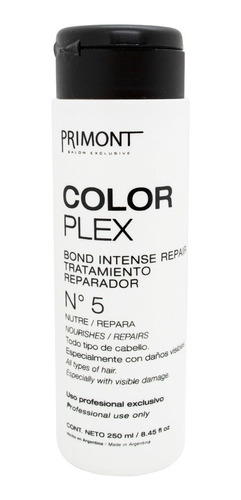 Primont Color Plex Mascara Tratamiento Reparador N°5 250ml
