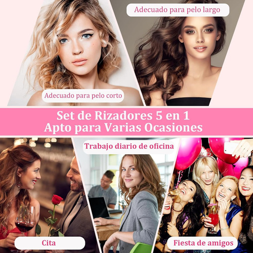 Innovador Cepillo Para Ondas D Mujer 4 En 1 Material Premium