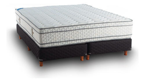 Sommier Queen Size Topacio Complete Pillow 160x190 Resortes
