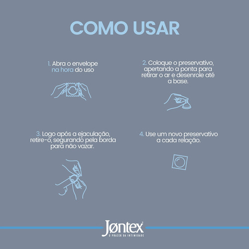 Preservativo Sensitive Jontex Pacote 6 Unidades