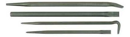 Mayhew 76284 Pry Bar Set,pieces 4,steel,24-7/8 In. L