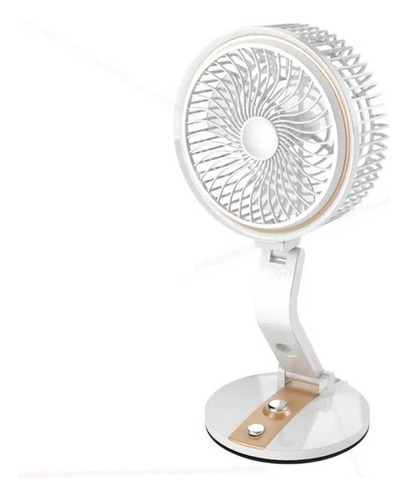 Ventilador Dobrável Luminária Articulável Rotação 360º Graus Material das pás Plástico