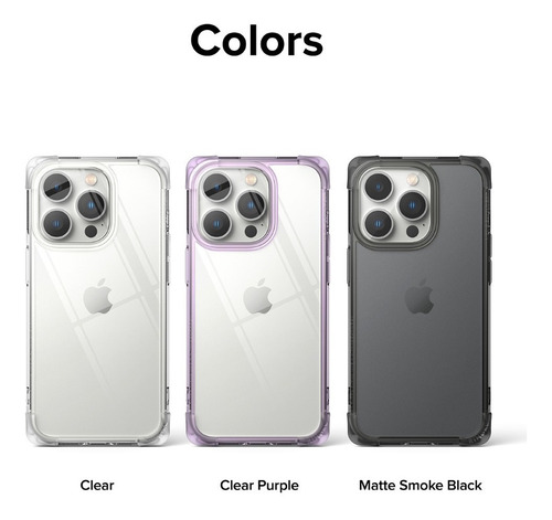 Imagen 5 de 6 de Funda Ringke Fusion Bumper Para iPhone 14 Pro 6.1 Reforzada