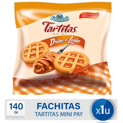 Galletitas Dulce De Leche Mini Pay Tartitas Fachitas Calcio