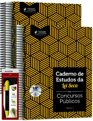 Caderno De Estudos Da Lei Seca - Concursos Públicos - Vade Mecum Amarelinho, De Juspodivm A. Editora Juspodivm, Capa Dura, Edição 10° Em Português, 2023