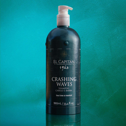 Crashing Waves - Shampoo 2 X 1 Cabelo & Barba 990ml