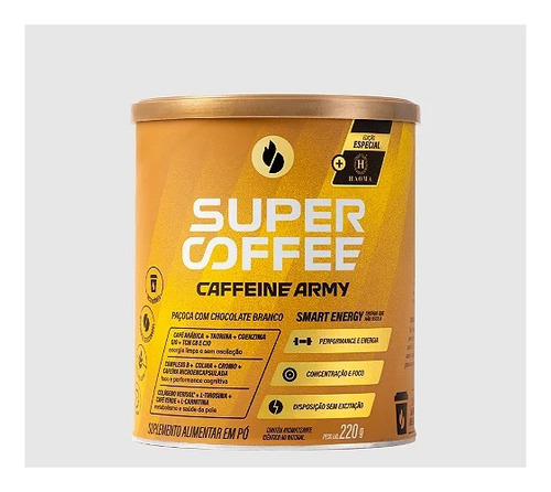 Super Coffee 2.0 Nova Fórmula Caffeine Army Novo 220g
