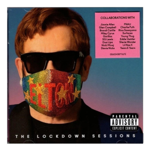 Elton John - The Lockdown Sessions - Disco Cd (16 Canciones)