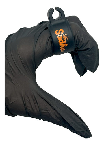 Anel De Silicone Porta Cigarro Sadhu Display C/12 Preto