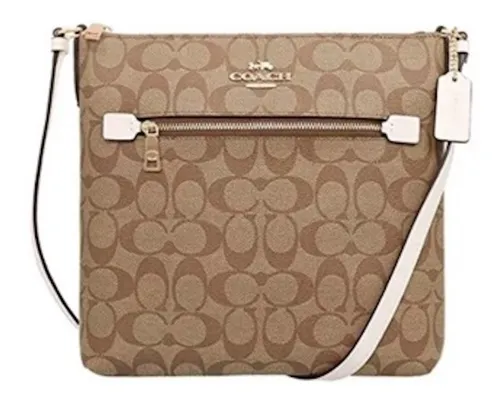 comprar Coach Rowan File Bag, Bolsa Signature Canva Marron