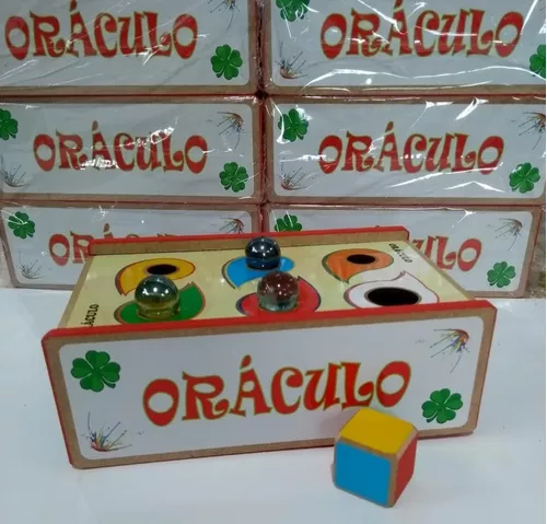 Jogo Oráculo Brinquedo de Madeira Com Bolinhas De Gude no Shoptime