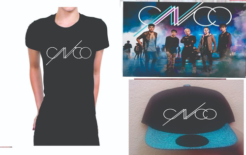 Paquete Playera Gorra Y Cojin De Tu Grupo Cnco