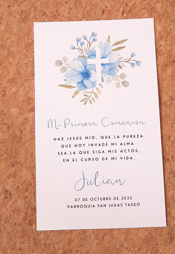 Estampa Primera Comunión, Recuerdos, Invitaciones