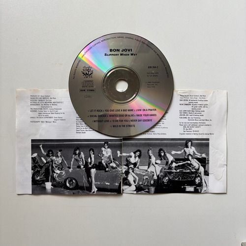 Cd Bon Jovi Slippery When Wet Europeu Estandar (Usado)