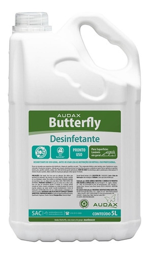 Desinfetante Bactericida Butterfly 5 L Eucalipto Audax