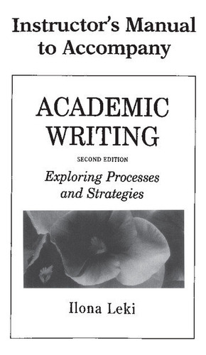 Libro Academic Writing Instructor's Manual 2nd Edition - ...