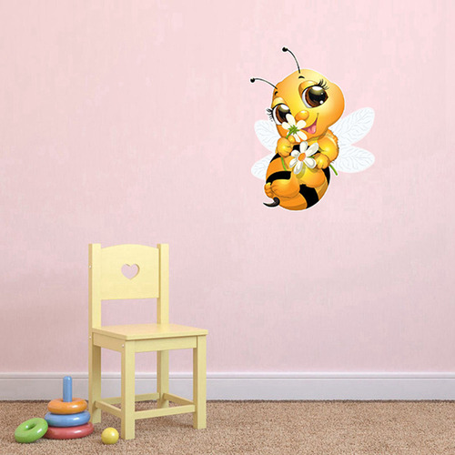 Adhesivos De Pared Para Dormitorio Infantil De Bee, Murales