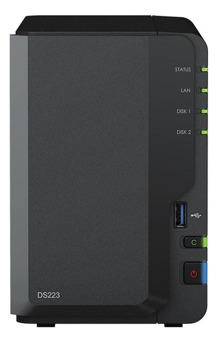 Synology Ds223 Diskstation Nas (realtek Rtd1619b Quad-core 2